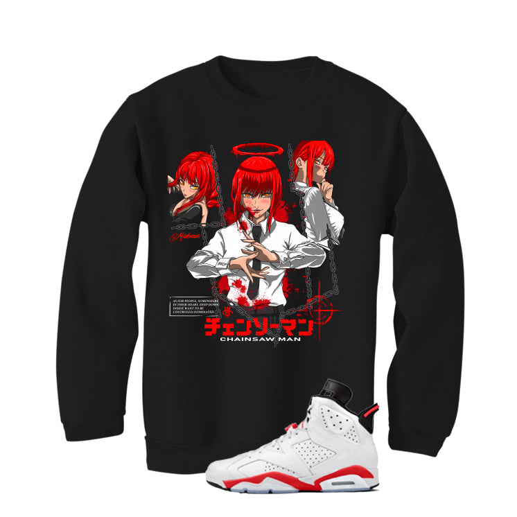 Air Jordan 6 White Infrared Matching T-Shirt Makima product image 4
