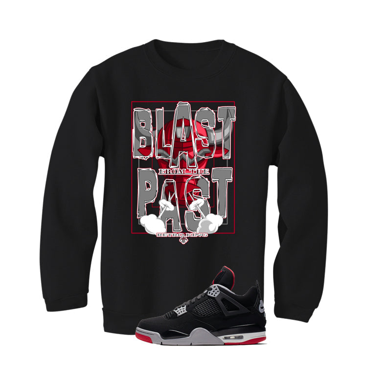 Air Jordan 4 Bred Matching T-Shirt RETRO KING product image 4