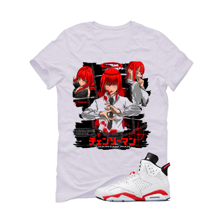 Air Jordan 6 White Infrared Matching T-Shirt Makima product image 2