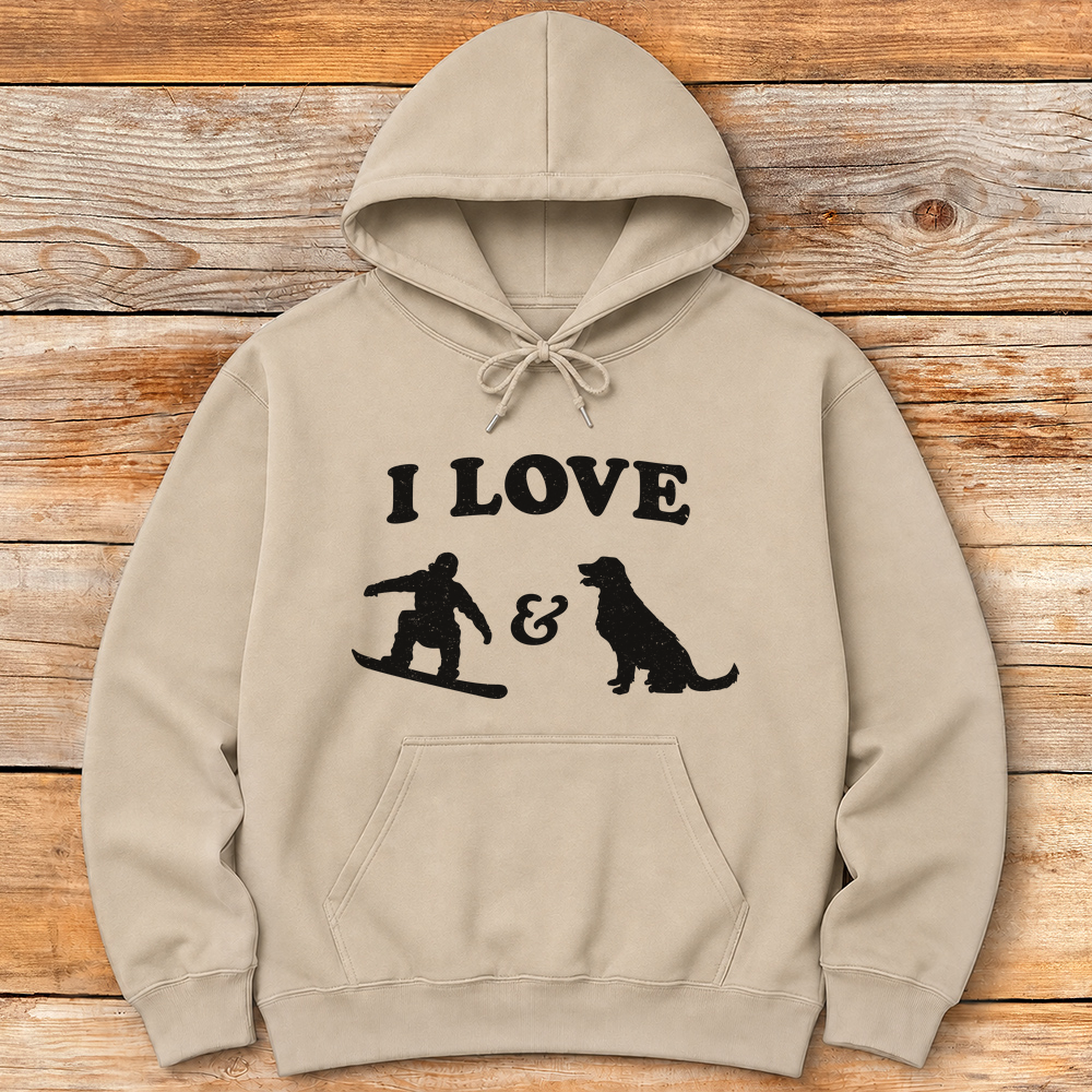 I Love Snowboard Dogs product image 1