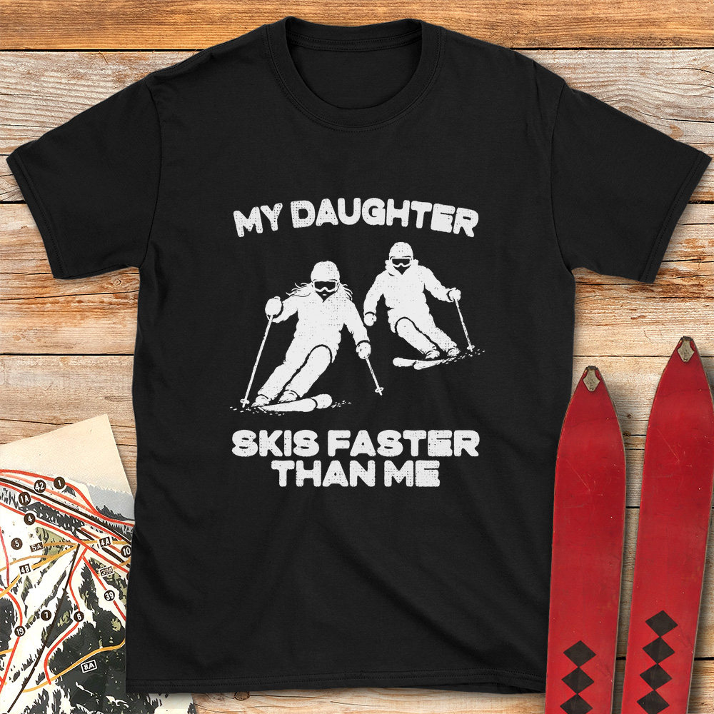 Daughter Skis Faster Graphic product image 3