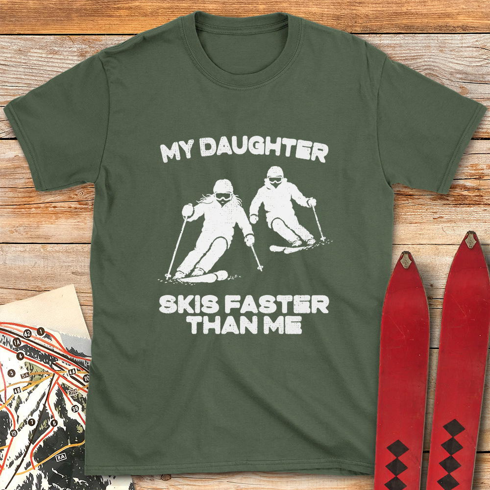 Daughter Skis Faster Graphic product image 4