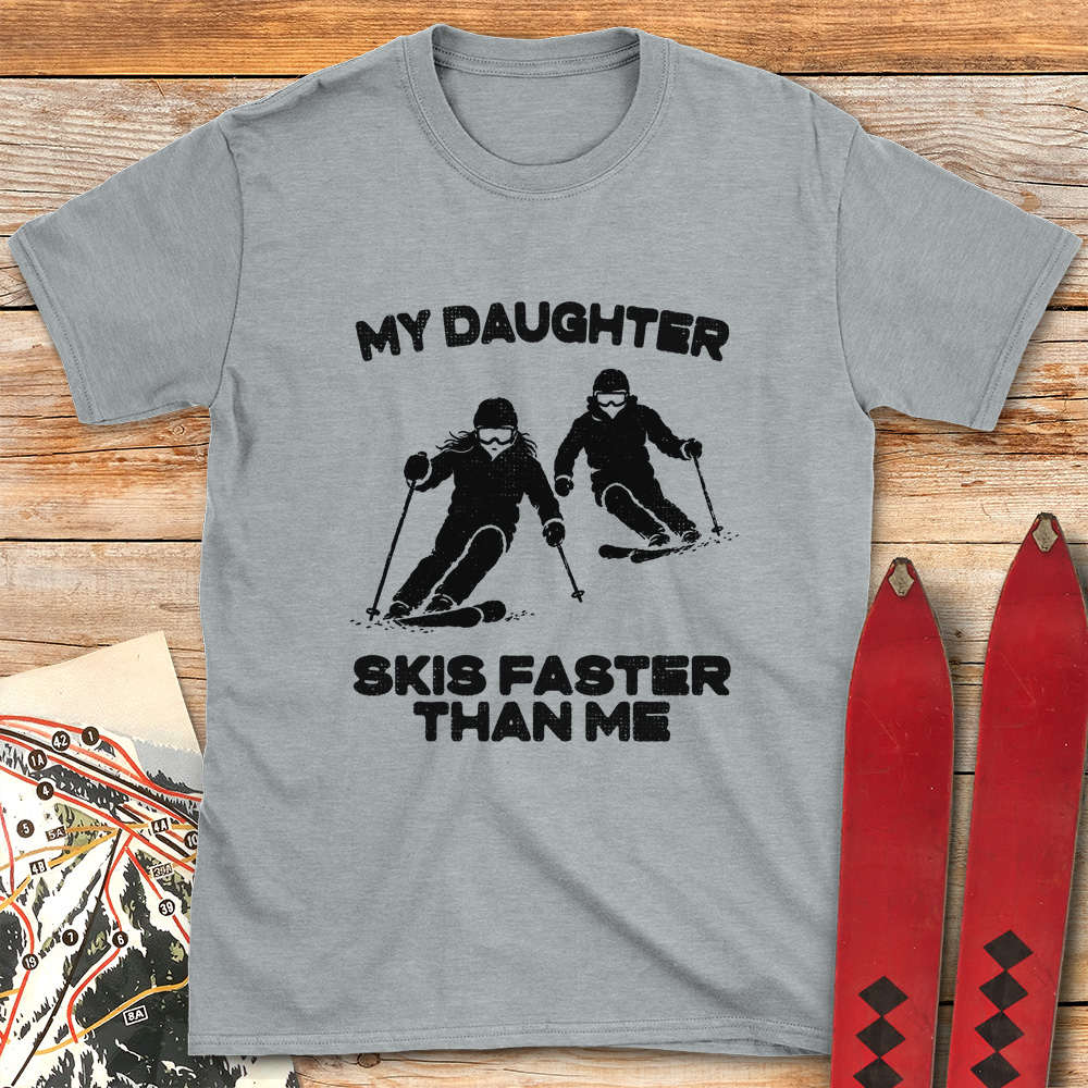 Daughter Skis Faster Graphic product image 2