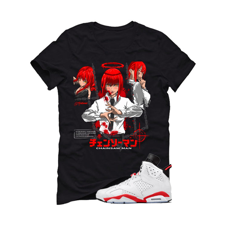 Air Jordan 6 White Infrared Matching T-Shirt Makima product image 2