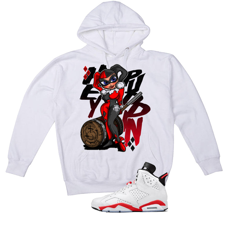 Air Jordan 6 White Infrared Matching T-Shirt Hey Puddin!! product image 3