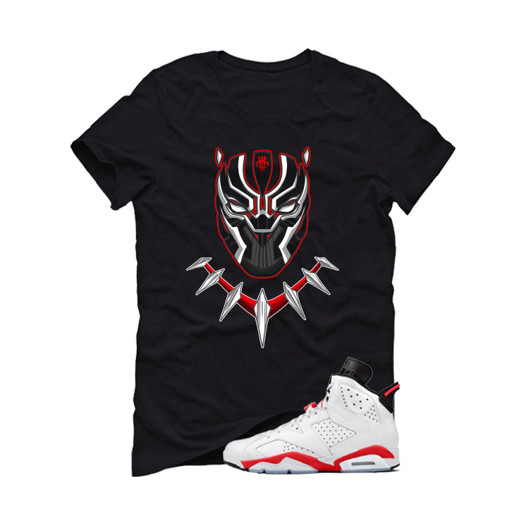 Air Jordan 6 White Infrared Matching T-Shirt Panther Mask product image 2