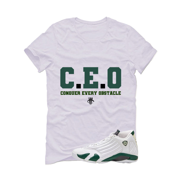 Air Jordan 14 Forest Green Matching T-Shirt Ceo product image 2
