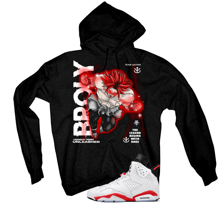 Air Jordan 6 White Infrared Matching T-Shirt Broly product image 3