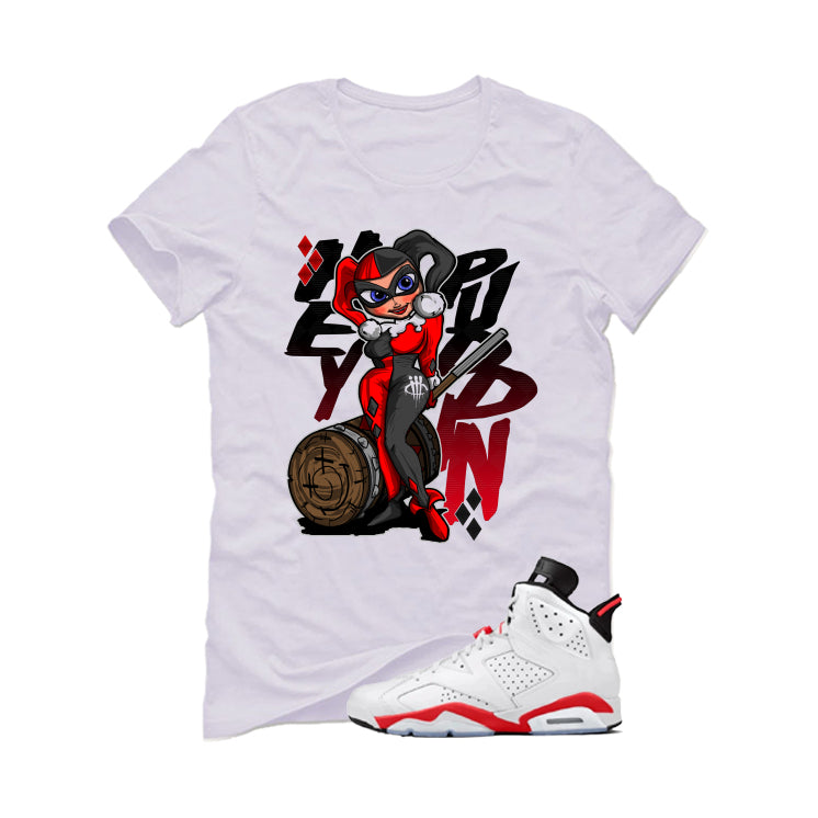 Air Jordan 6 White Infrared Matching T-Shirt Hey Puddin!! product image 2