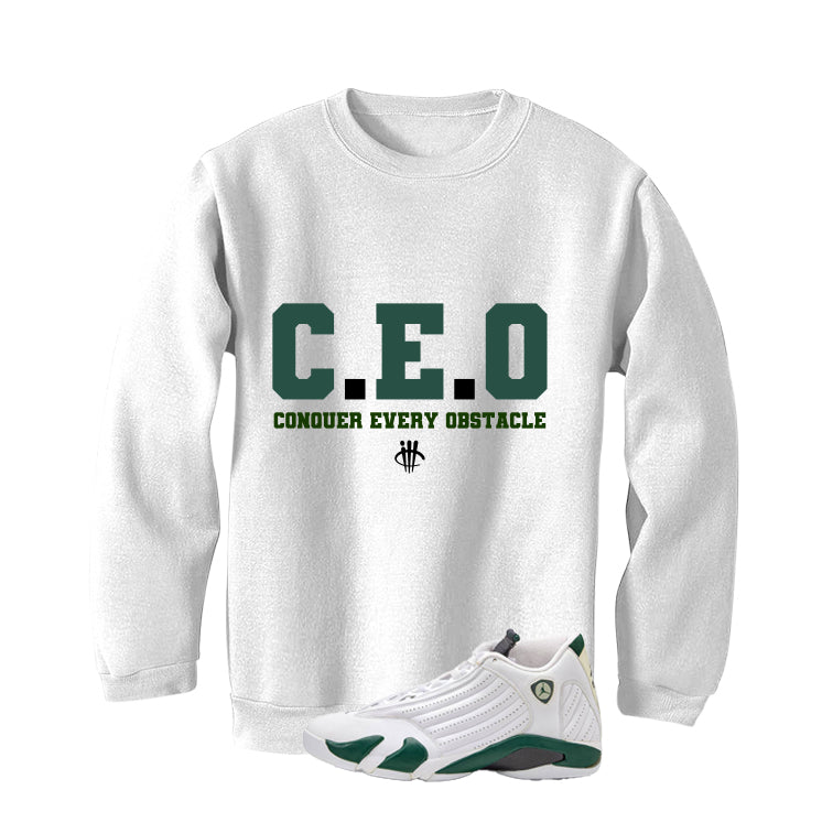 Air Jordan 14 Forest Green Matching T-Shirt Ceo product image 4