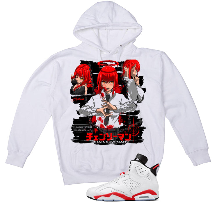 Air Jordan 6 White Infrared Matching T-Shirt Makima product image 3