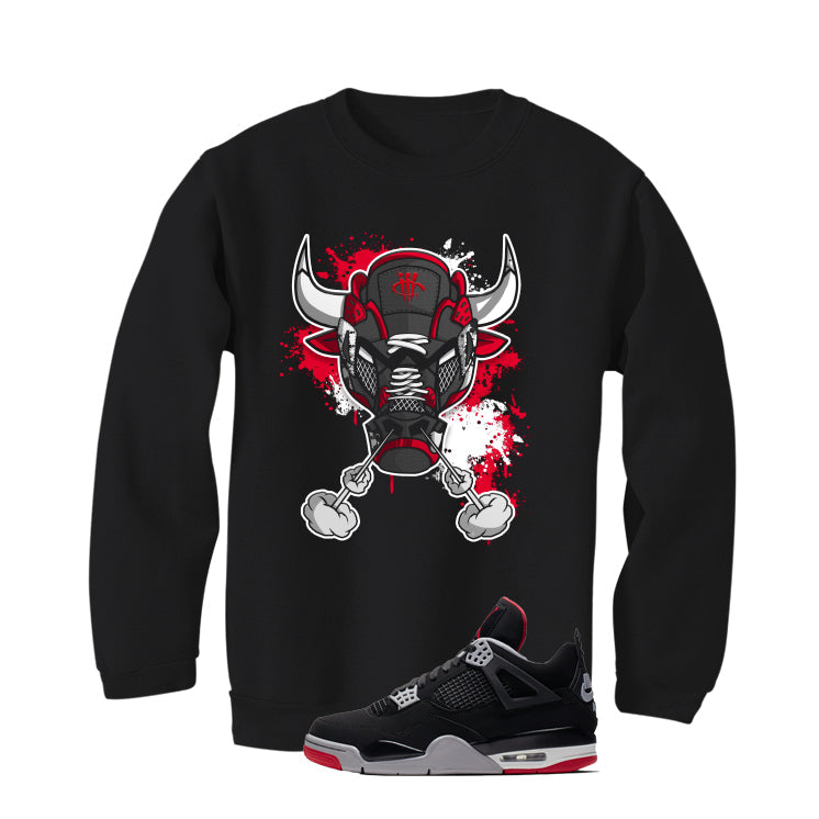 Air Jordan 4 Bred Matching T-Shirt Bull #4 product image 4