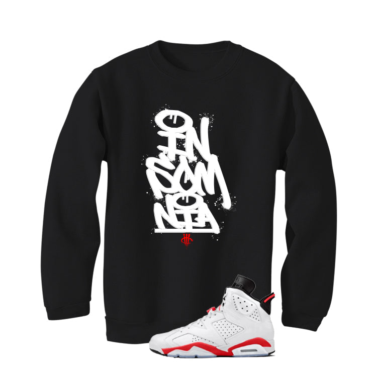 Air Jordan 6 White Infrared Matching T-Shirt Insomnia product image 4