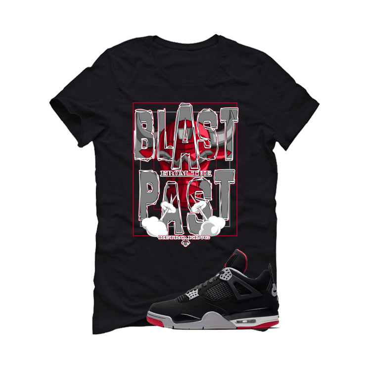 Air Jordan 4 Bred Matching T-Shirt RETRO KING product image 2