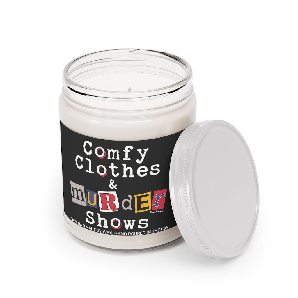 Comfy Clothes & Murder Shows 9oz Candle