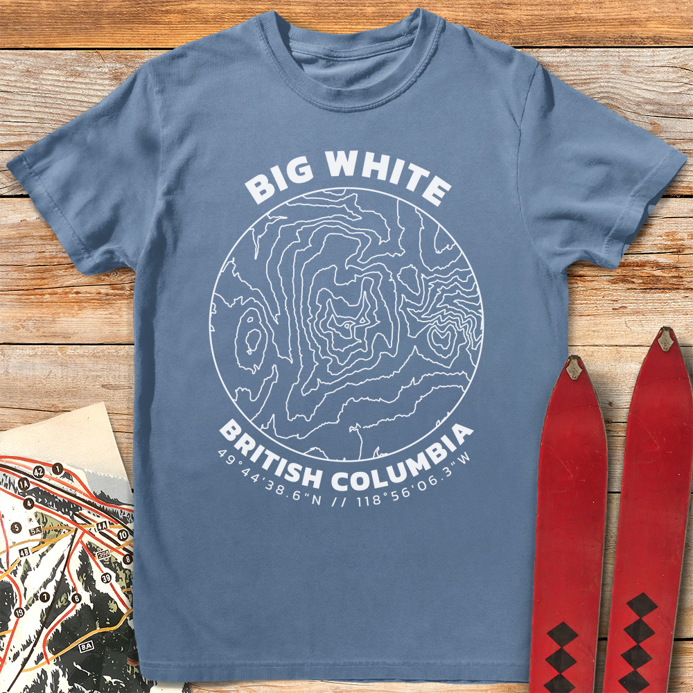 Big White Topo Map product image 3