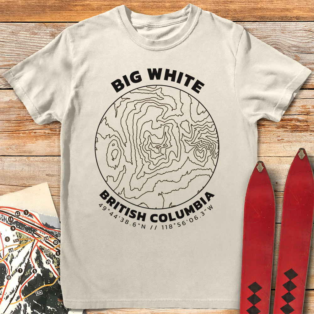 Big White Topo Map product image 5