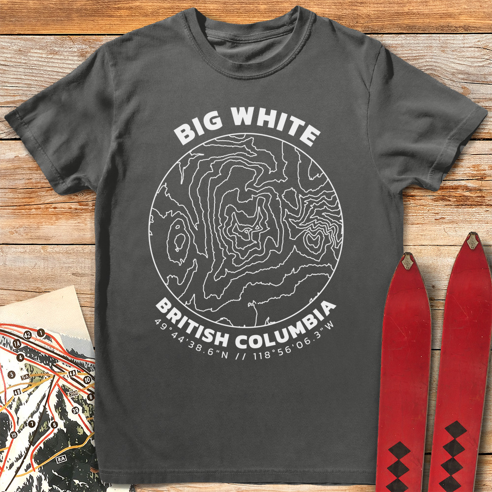Big White Topo Map product image 6