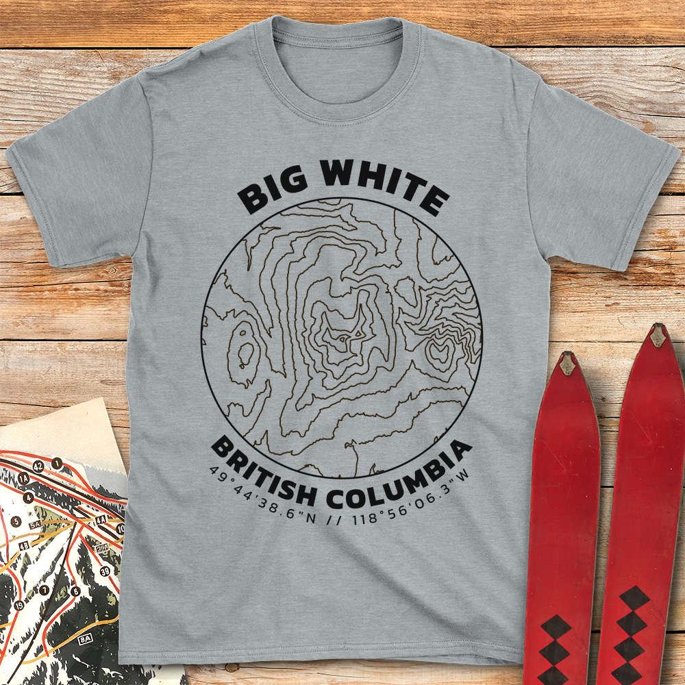 Big White Topo Map product image 6
