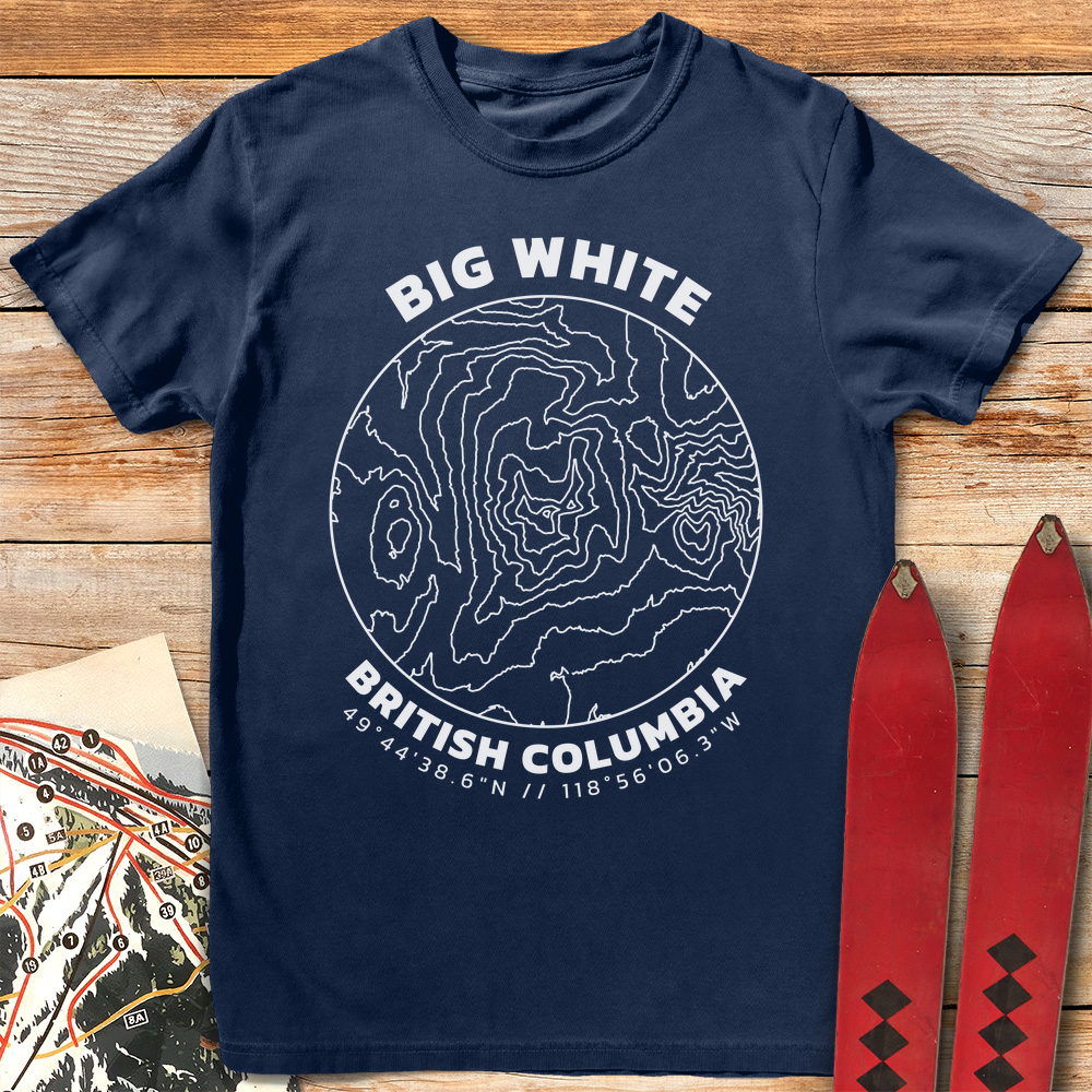 Big White Topo Map product image 7