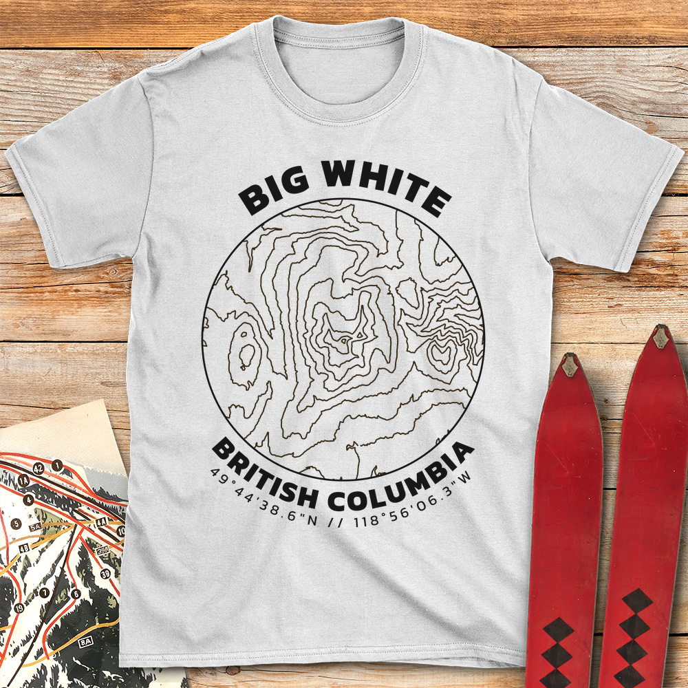 Big White Topo Map product image 7