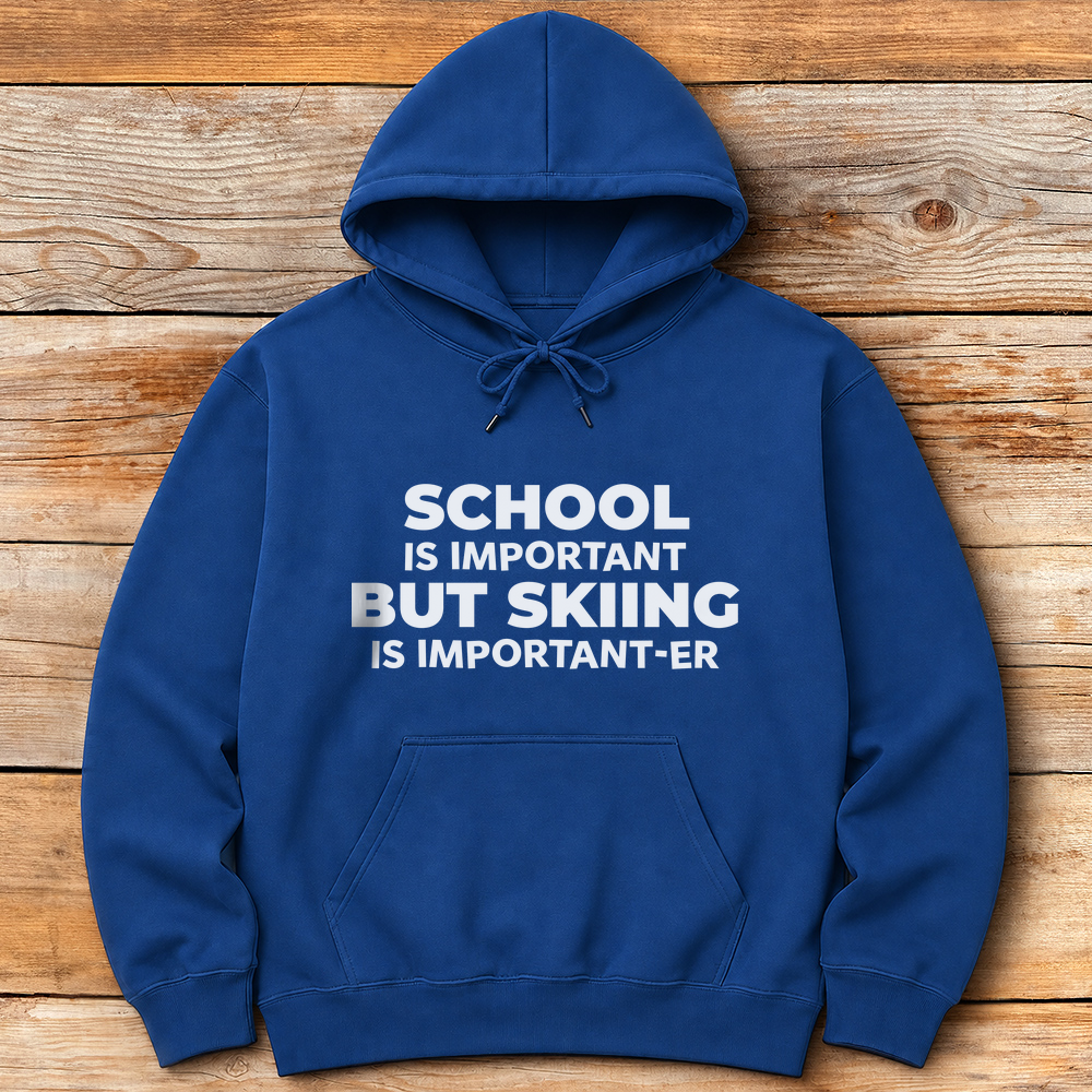 School Is Important But Skiing is Important-er product image 5