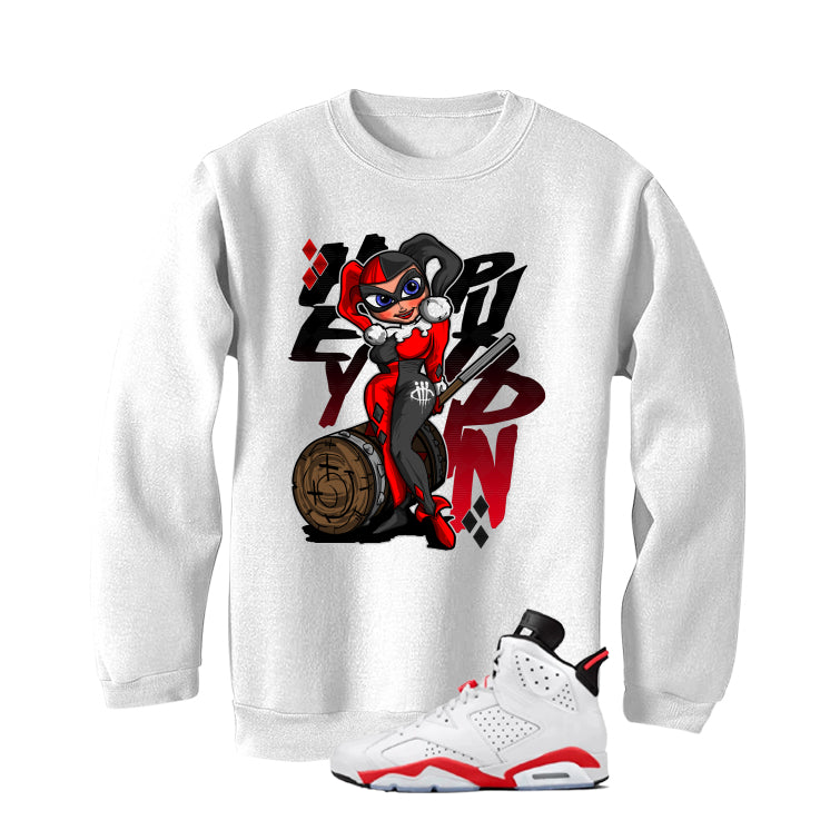 Air Jordan 6 White Infrared Matching T-Shirt Hey Puddin!! product image 4