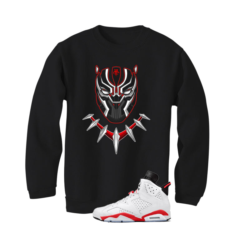 Air Jordan 6 White Infrared Matching T-Shirt Panther Mask product image 4