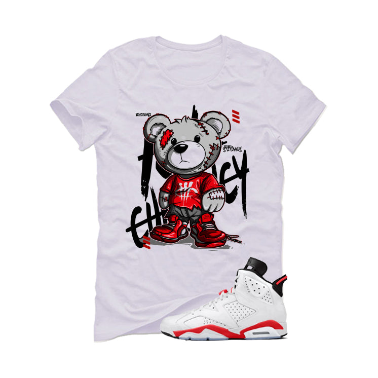 Air Jordan 6 White Infrared Matching T-Shirt Stitchez product image 2