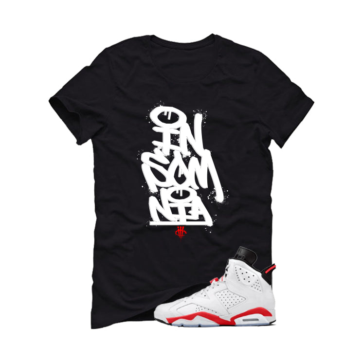 Air Jordan 6 White Infrared Matching T-Shirt Insomnia product image 2