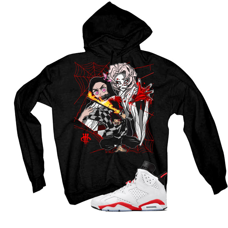 Air Jordan 6 White Infrared Matching T-Shirt Demon Slayer product image 3