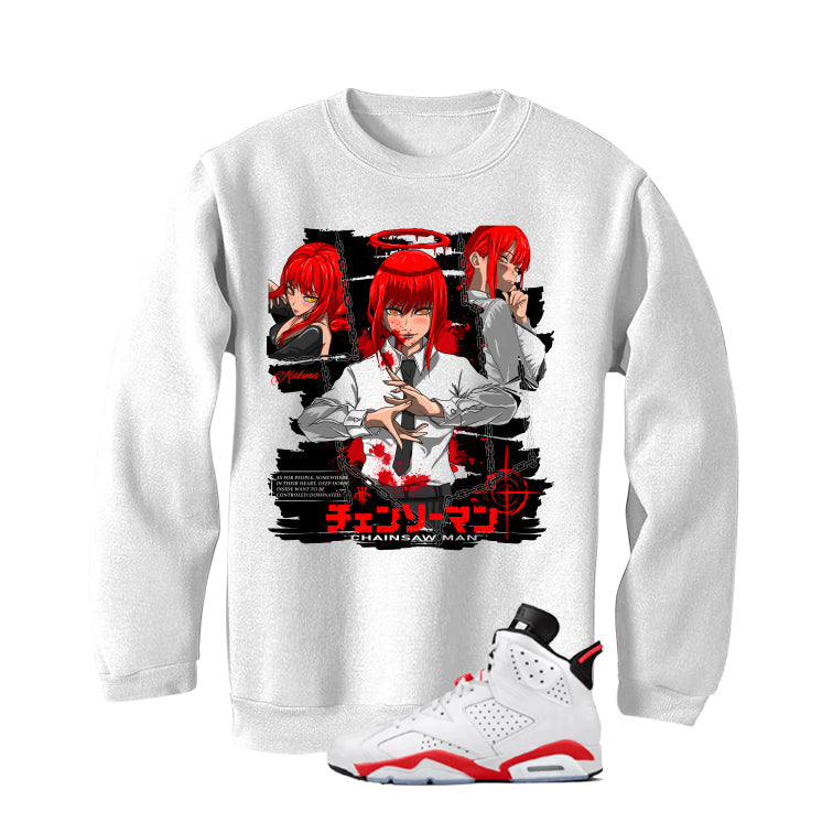Air Jordan 6 White Infrared Matching T-Shirt Makima product image 4