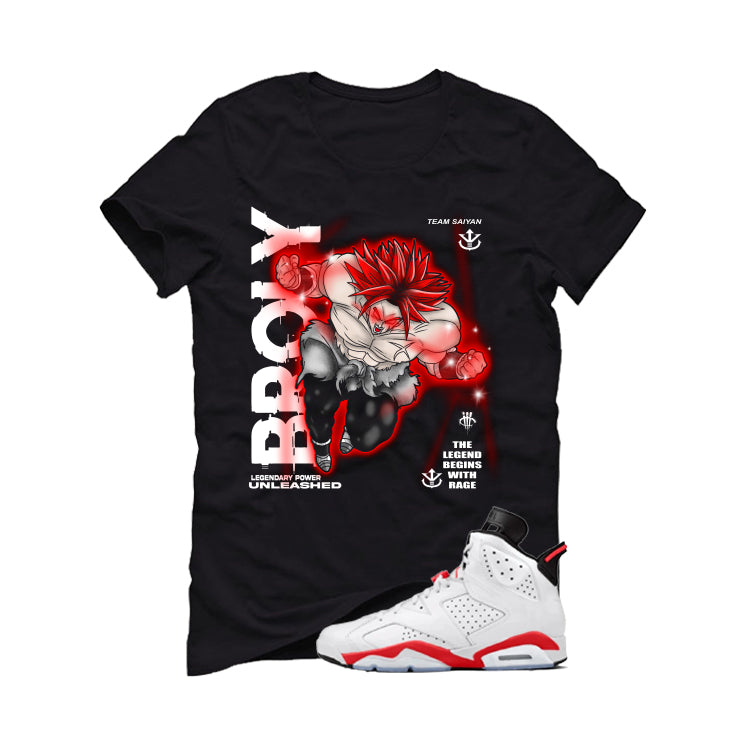Air Jordan 6 White Infrared Matching T-Shirt Broly product image 2