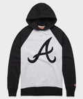 Atlanta Braves Cap Logo '81 Blackout Colorblock Hoodie