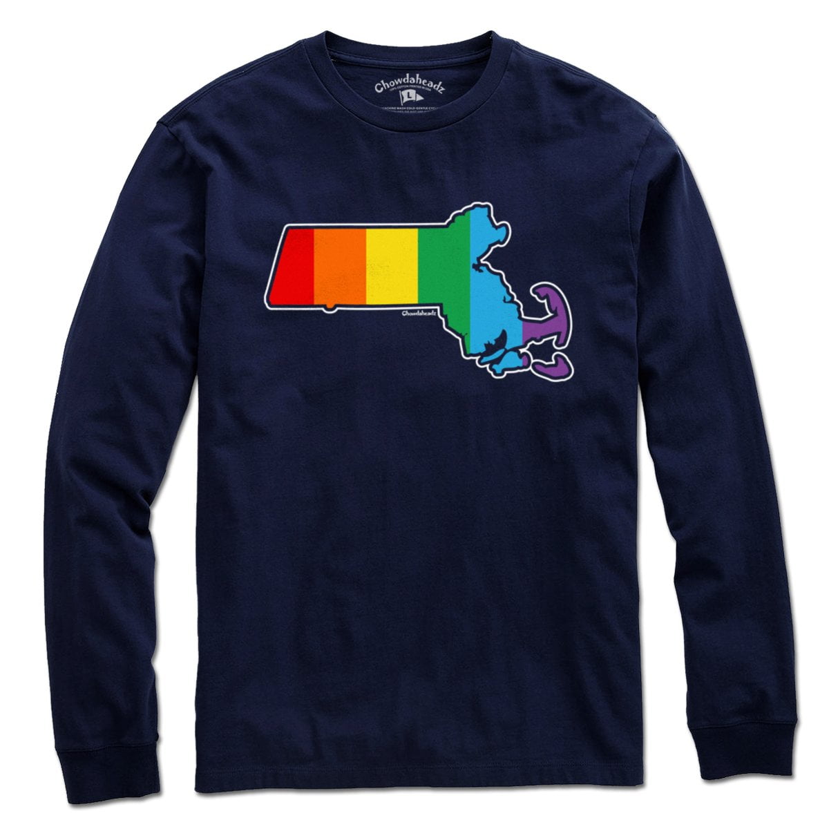Rainbow Massachusetts T-Shirt product image 3