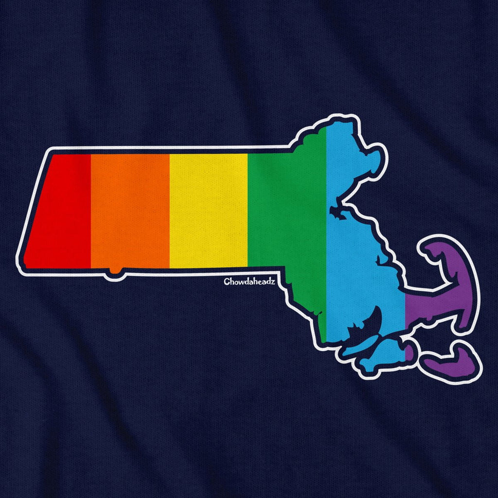 Rainbow Massachusetts T-Shirt product image 2