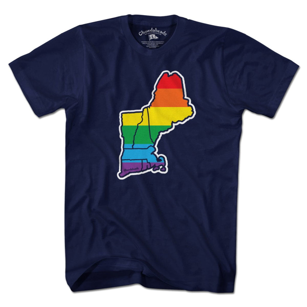 Rainbow New England T-Shirt product image 1
