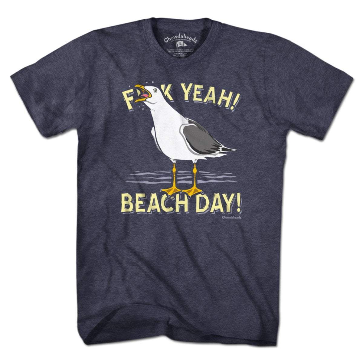 F Yeah! Beach Day! Seagull T-Shirt product image 1