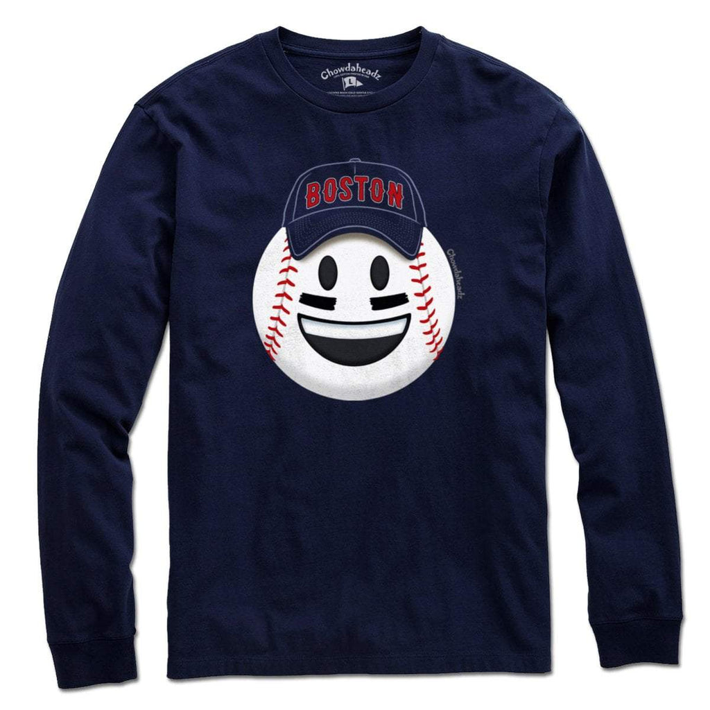 Boston Smiley Baseball Face T-Shirt product image 3