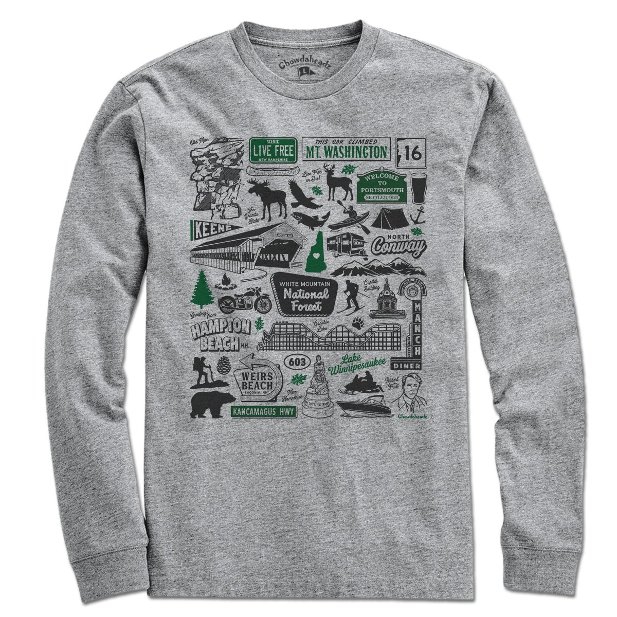 New Hampshire Tourist Attraction T-Shirt product image 5