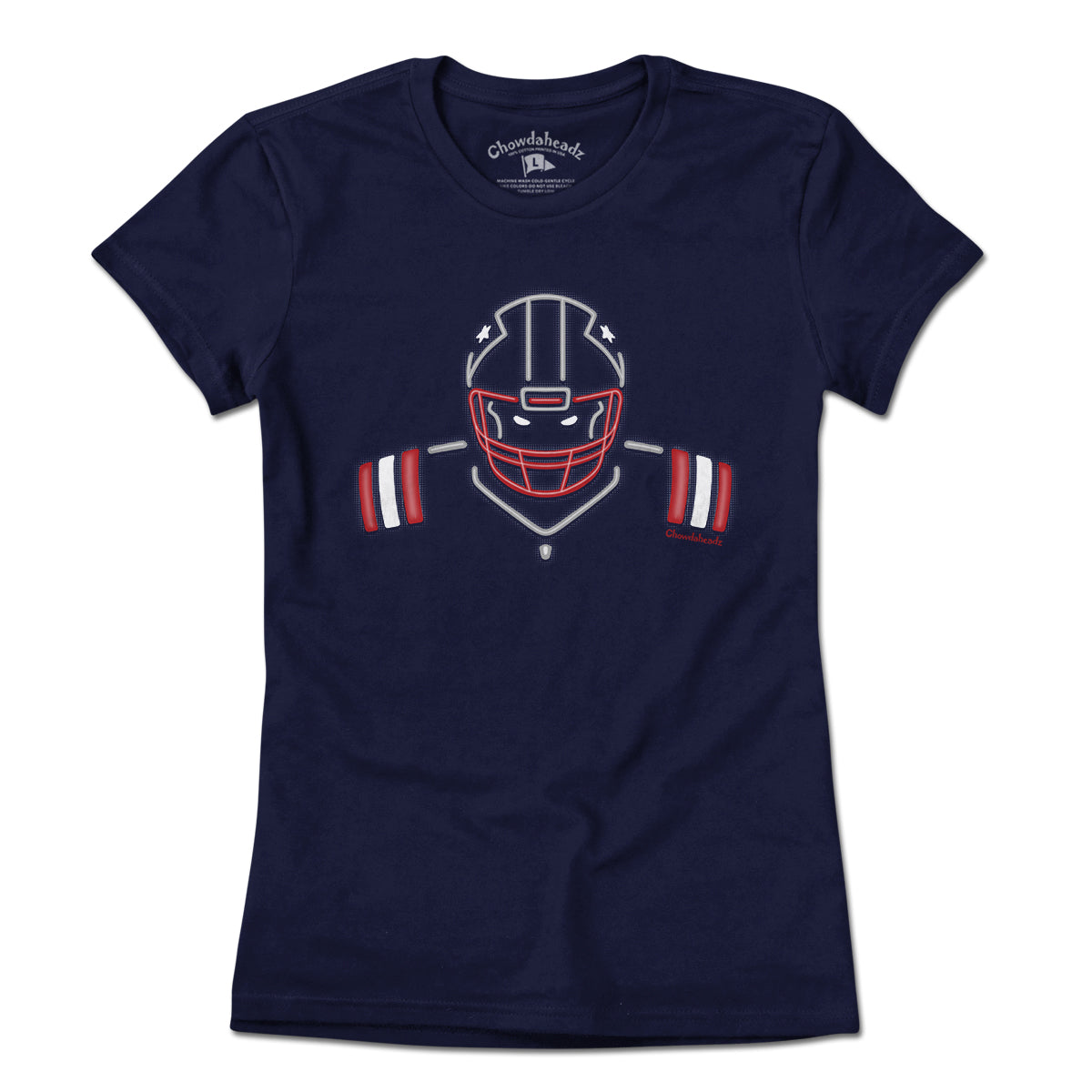 Neon New England Football T-Shirt product image 4