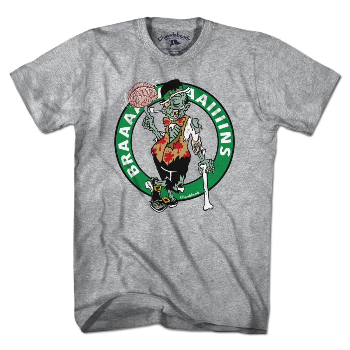 Halloween Zombie Circle Logo T-Shirt product image 1