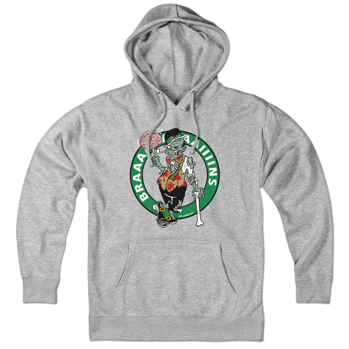 Halloween Zombie Circle Logo Hoodie product image 1