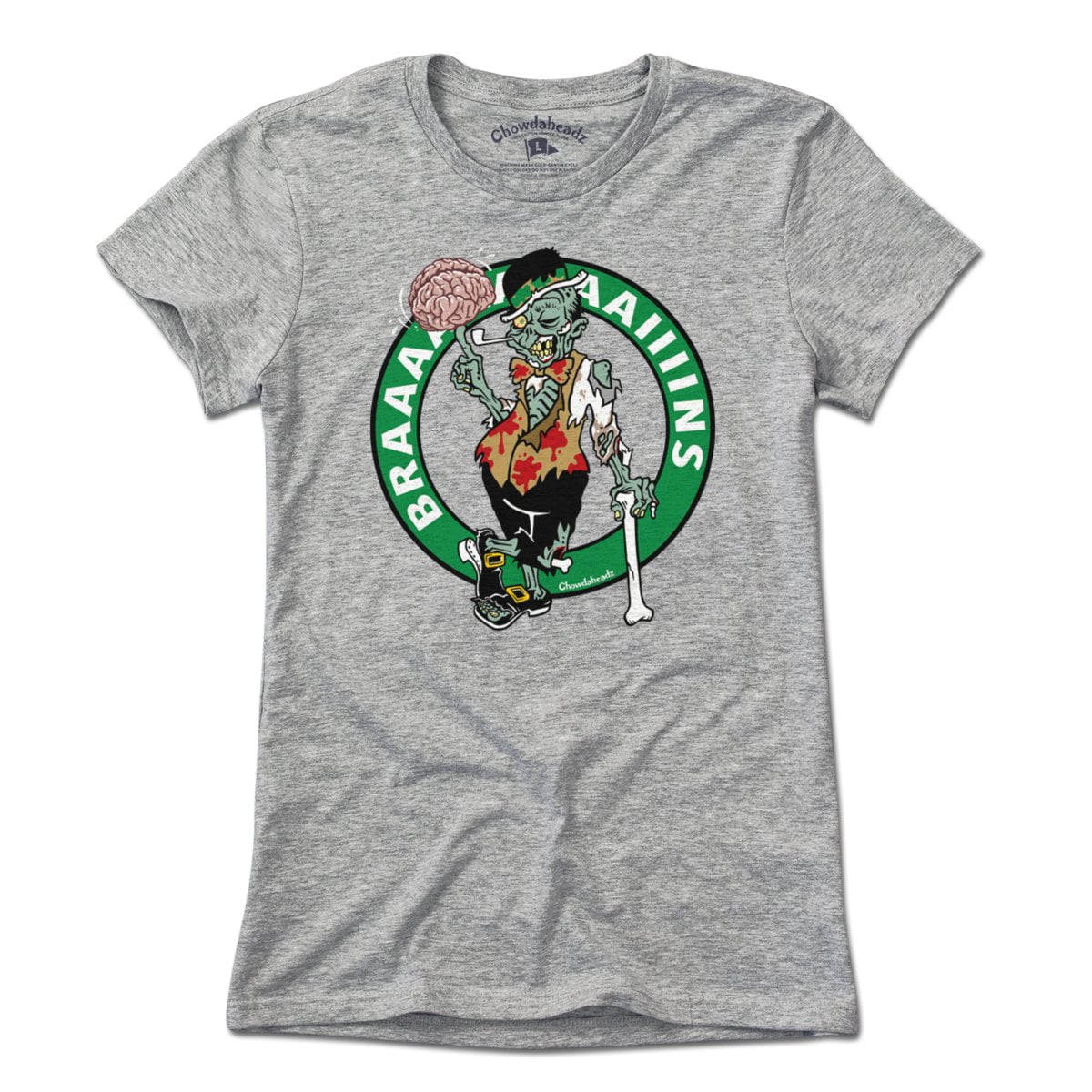 Halloween Zombie Circle Logo T-Shirt product image 4