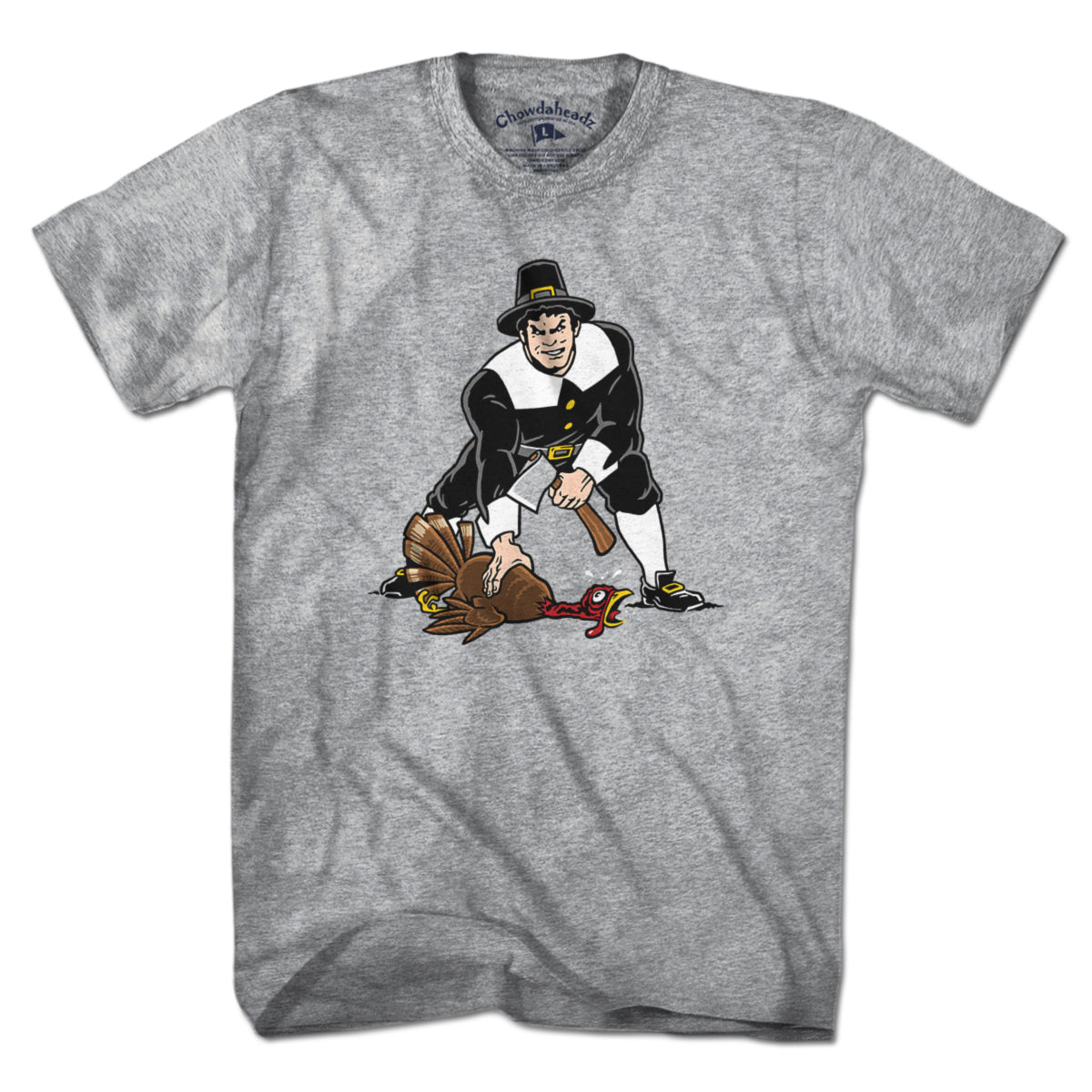 Three Point Stance Thanksgiving Pilgrim T-Shirt product image 1