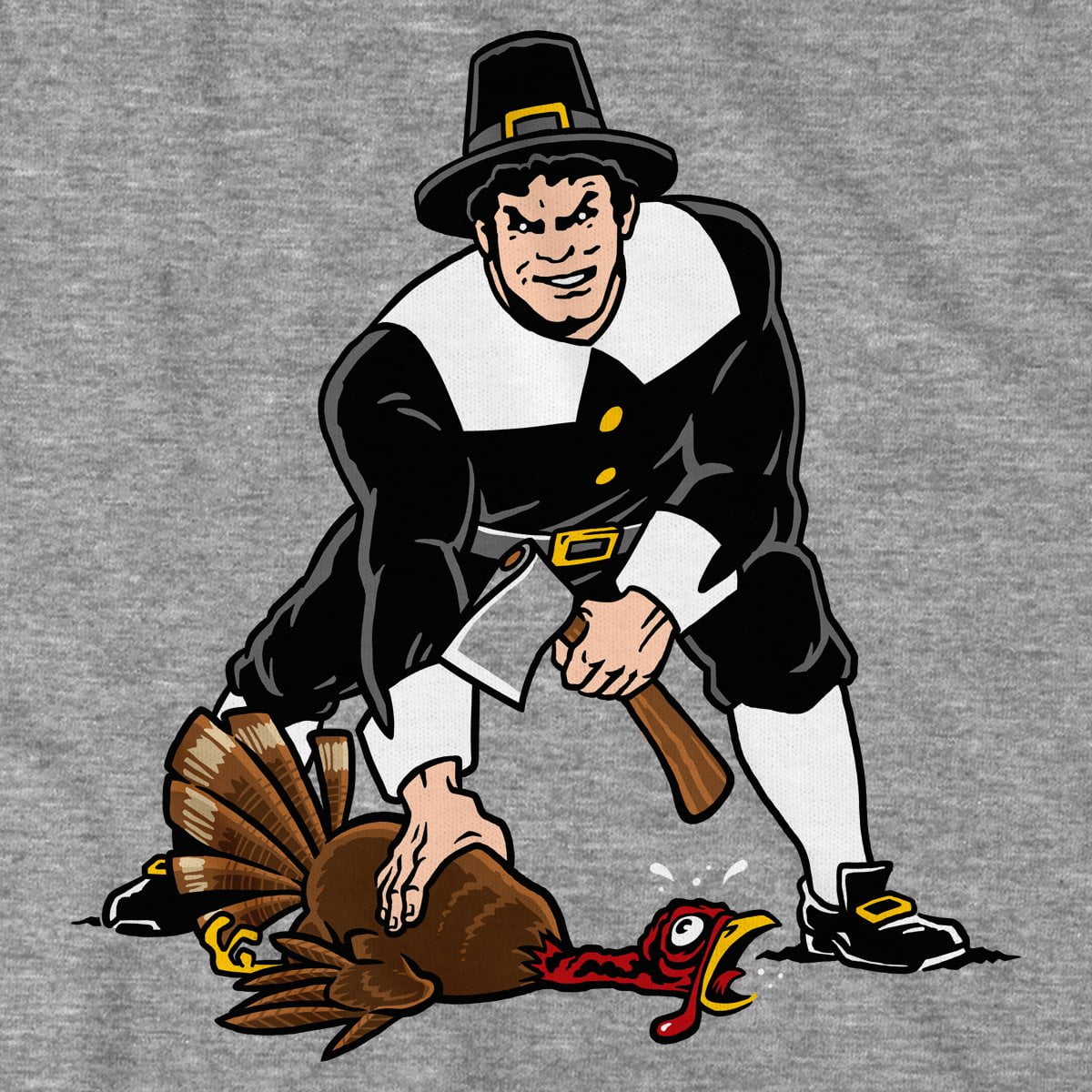 Three Point Stance Thanksgiving Pilgrim Hoodie product image 2