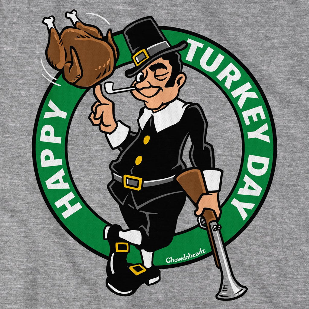Thanksgiving Pilgrim Circle Logo T-Shirt product image 2
