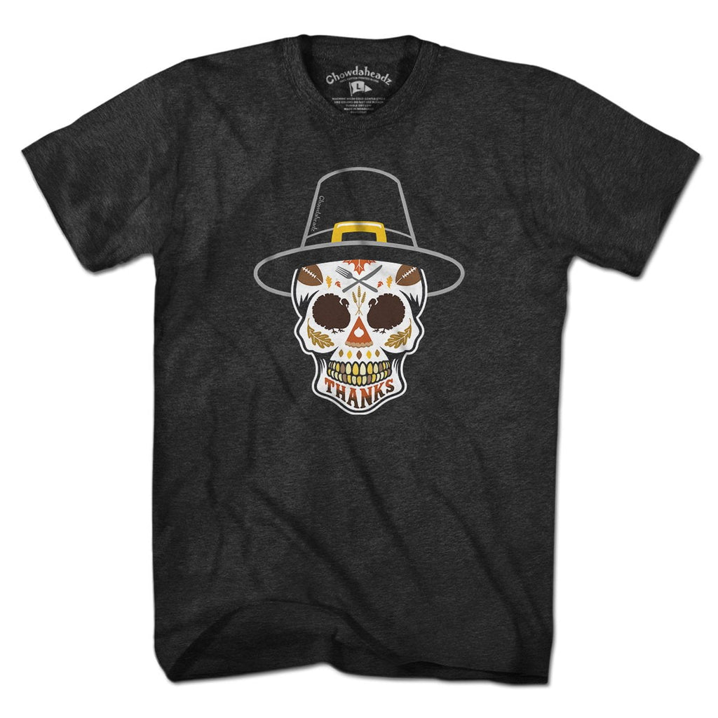 Thanksgiving Pilgrim Dead Head T-Shirt product image 1