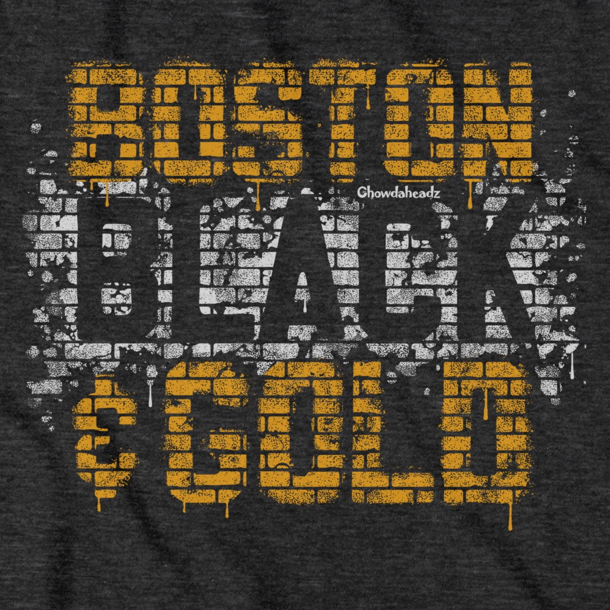 Boston Black & Gold Graffiti T-Shirt product image 2