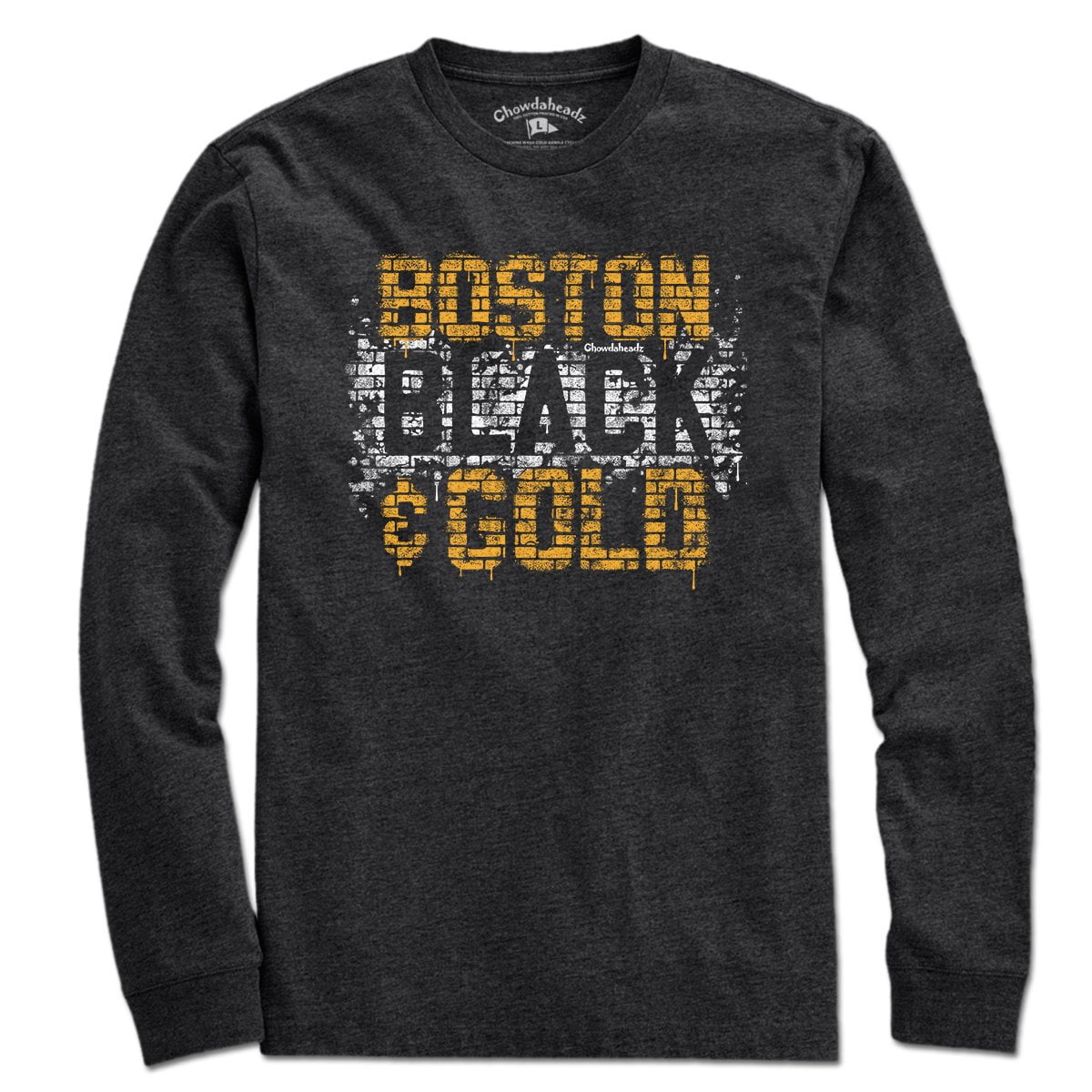 Boston Black & Gold Graffiti T-Shirt product image 3